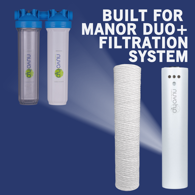 Manor Duo Replacement Cartridge and Sediment Filter