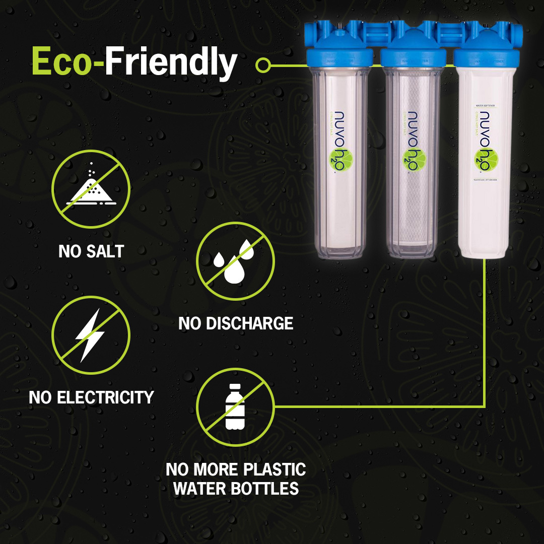 infographic showing the benefits of a whole home water softener