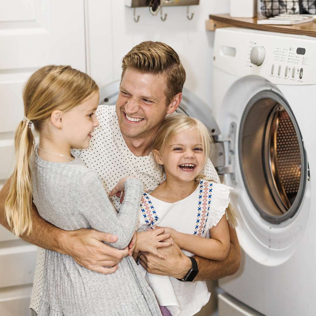 family enjoying each other and their soft water