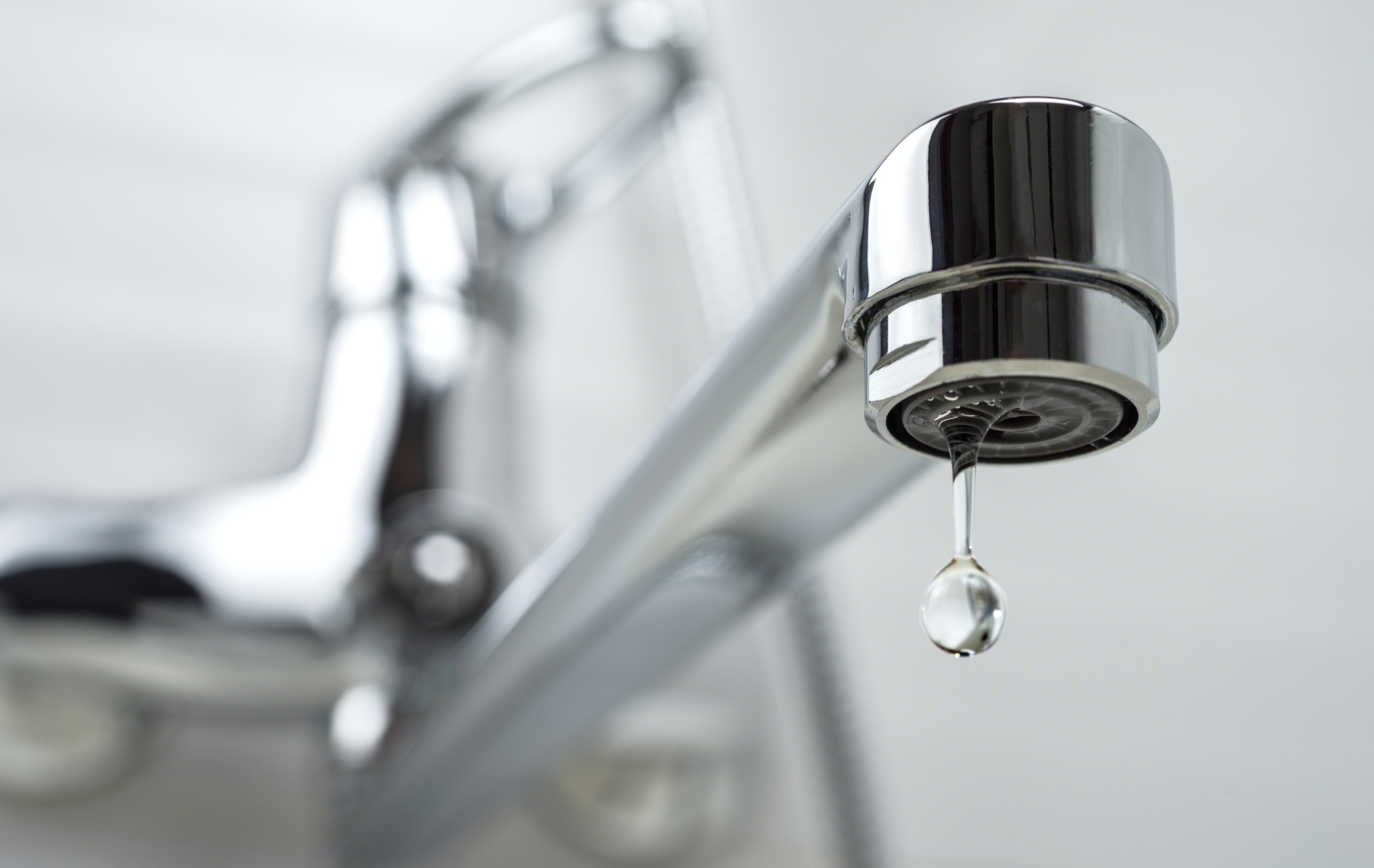 soft water running from a sink