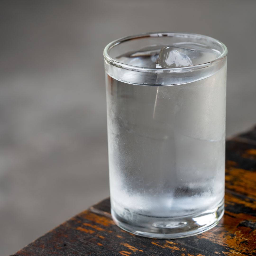 glass of water