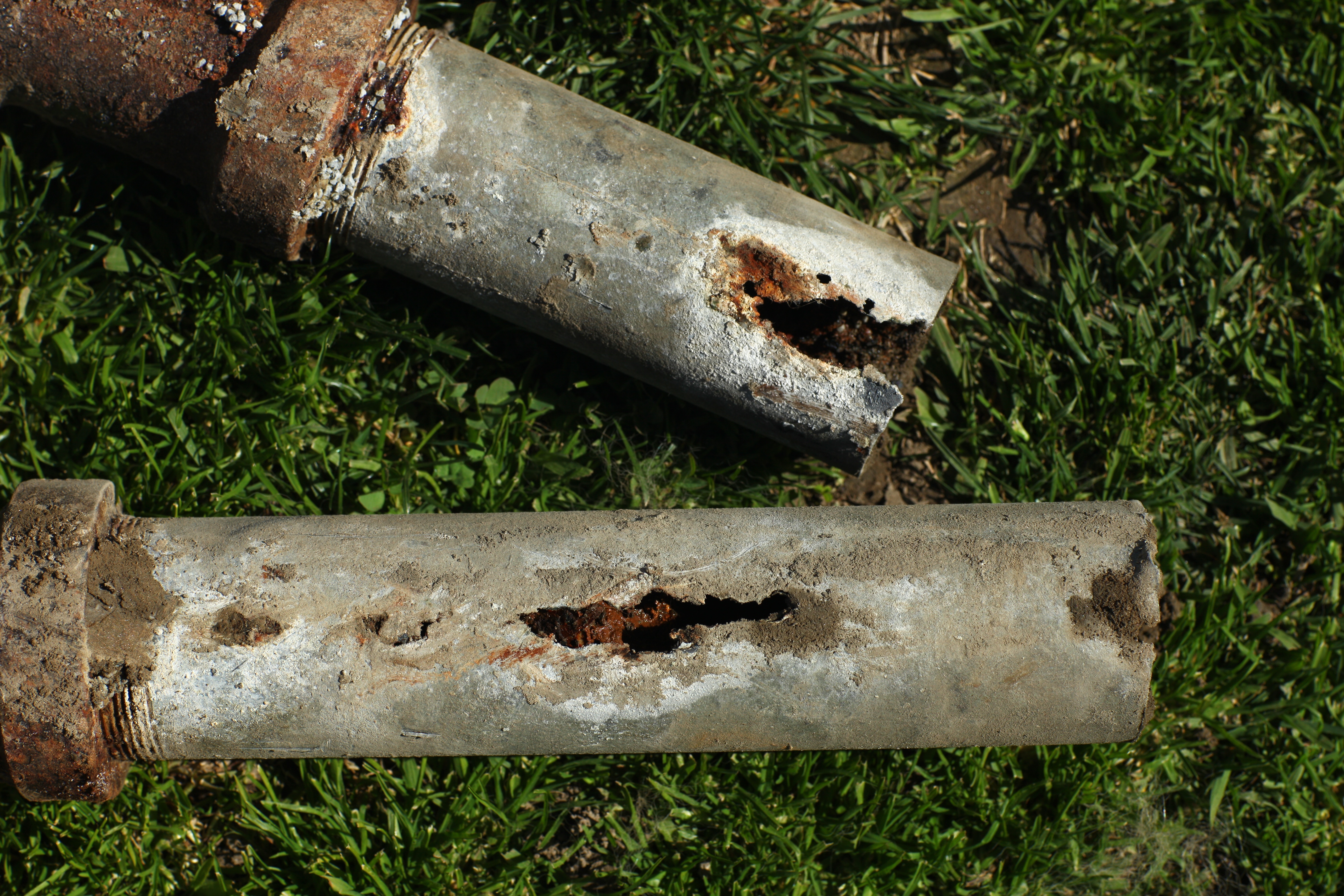 damaged pipes