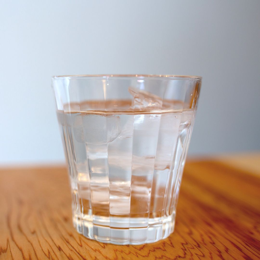 Glass of water